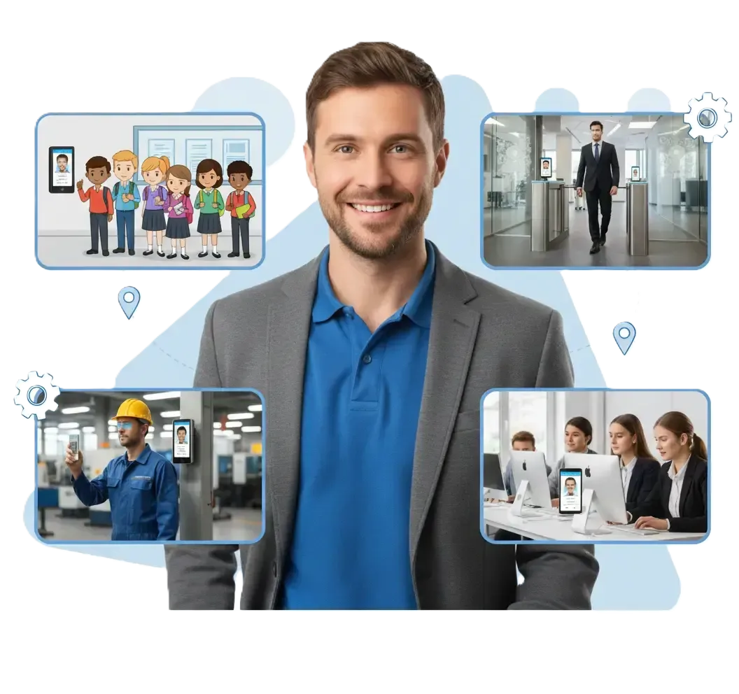 Face Recognition Attendance System for Schools, Offices & Industries