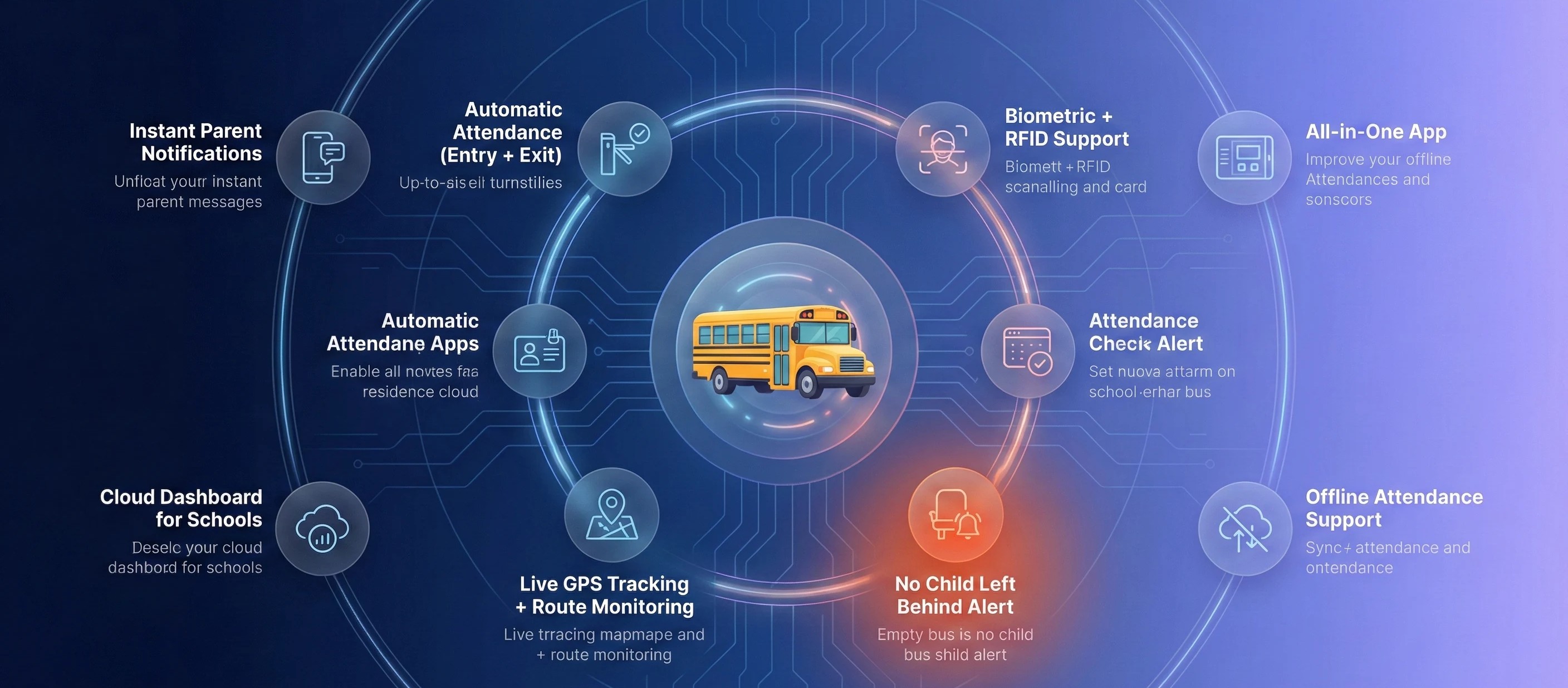Key Features of Nialabs Smart Bus Attendance System